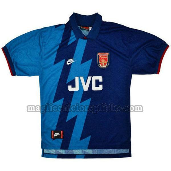 seconda maglie calcio arsenal 1995-1996 blu