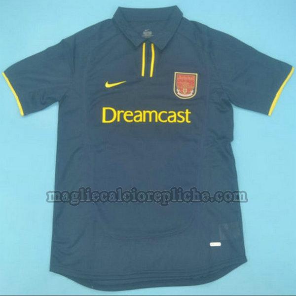 seconda maglie calcio arsenal 2000-2002 blu