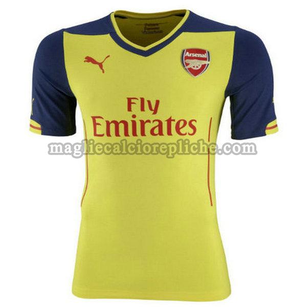 seconda maglie calcio arsenal 2014-2015 giallo