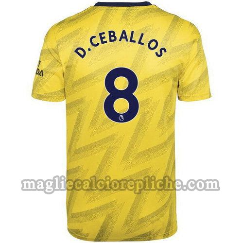 seconda maglie calcio arsenal 2019-2020 d.ceballos 8