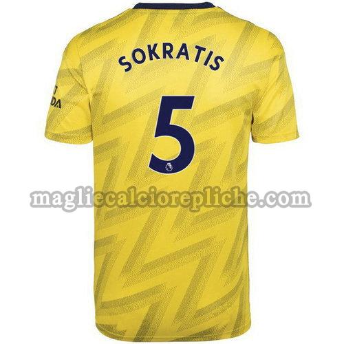 seconda maglie calcio arsenal 2019-2020 sokratis 5