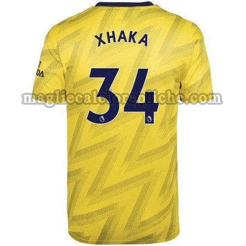 seconda maglie calcio arsenal 2019-2020 xhaka 34