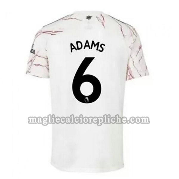 seconda maglie calcio arsenal 2020-2021 adams 6