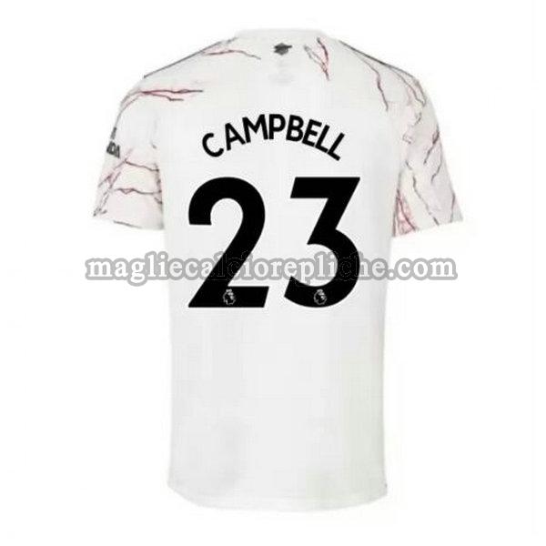 seconda maglie calcio arsenal 2020-2021 campbell 23