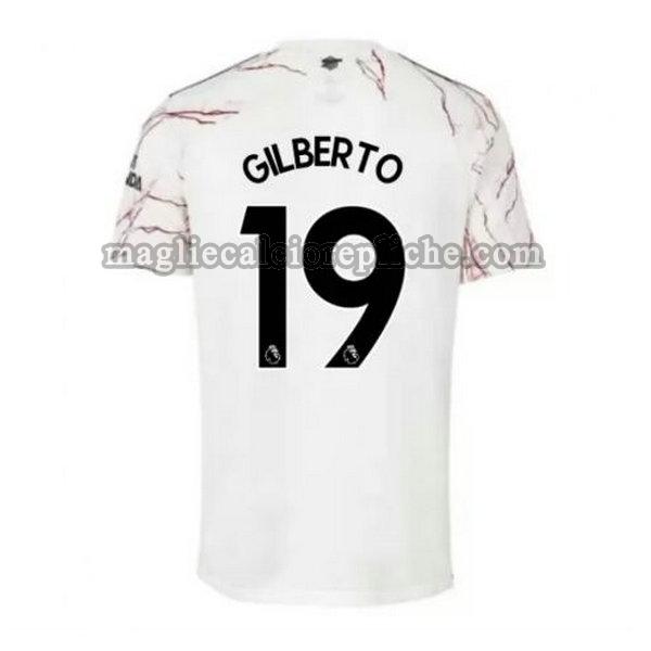 seconda maglie calcio arsenal 2020-2021 gilberto 19