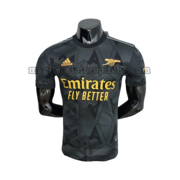 seconda maglie calcio arsenal 2022 2023 player nero