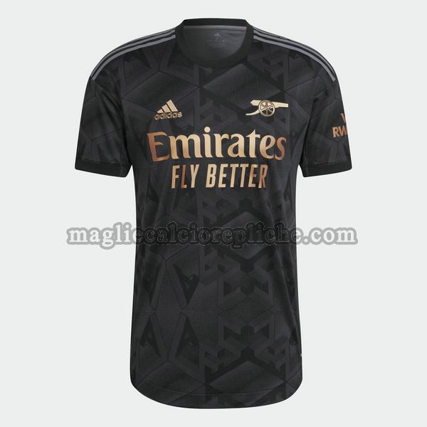 seconda maglie calcio arsenal 2022 2023 thailandia nero