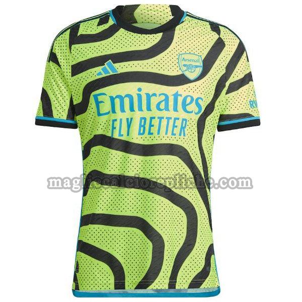 seconda maglie calcio arsenal 2023 2024 verde