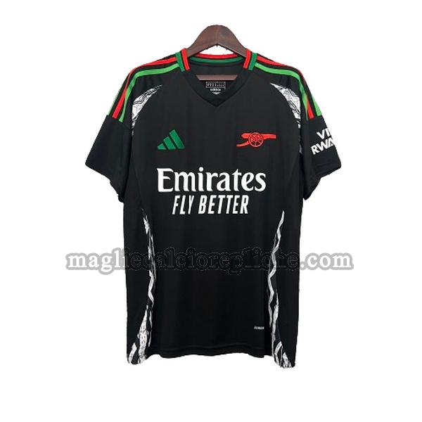 seconda maglie calcio arsenal 2024 2025 thailandia nero
