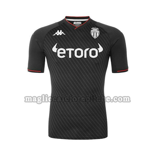 seconda maglie calcio as monaco 2021 2022 thailandia nero