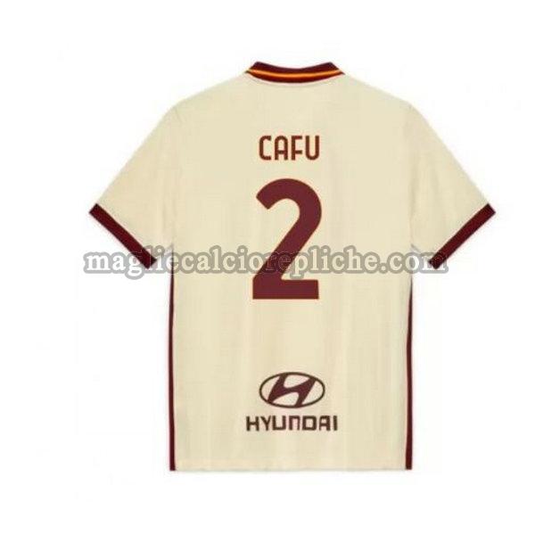 seconda maglie calcio as roma 2020-2021 cafu 2