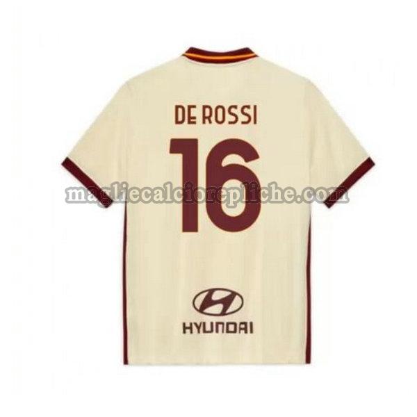 seconda maglie calcio as roma 2020-2021 de rossi 16