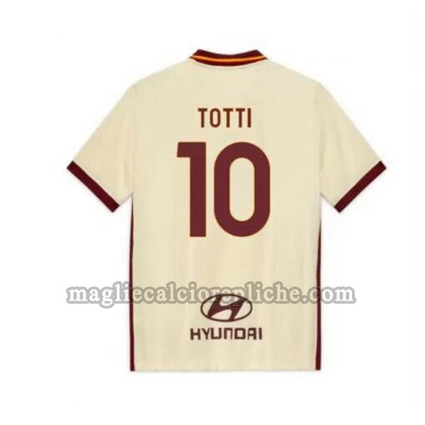 seconda maglie calcio as roma 2020-2021 totti 10