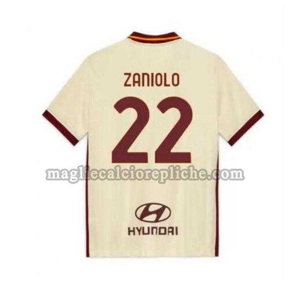seconda maglie calcio as roma 2020-2021 zaniolo 22