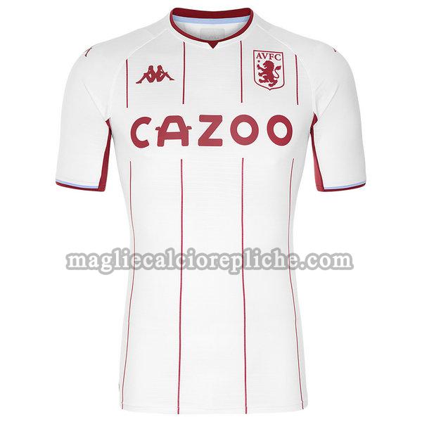 seconda maglie calcio aston villa 2021 2022 thailandia bianco