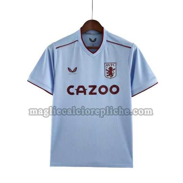 seconda maglie calcio aston villa 2022 2023 thailandia blu