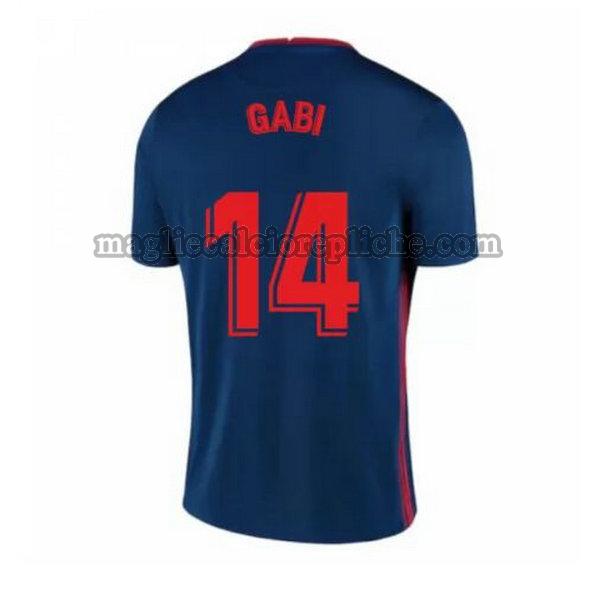 seconda maglie calcio atlético madrid 2020-2021 gabi 14