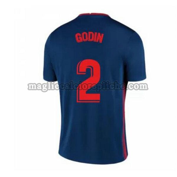 seconda maglie calcio atlético madrid 2020-2021 godin 2