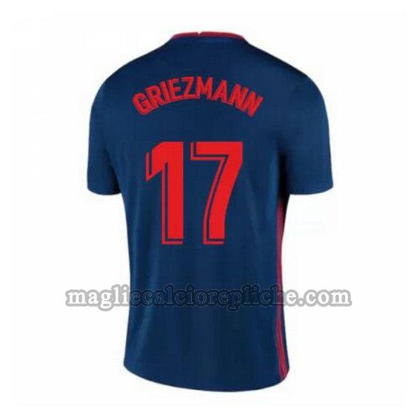 seconda maglie calcio atlético madrid 2020-2021 griezmann 17