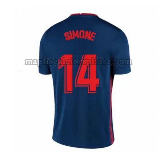 seconda maglie calcio atlético madrid 2020-2021 simone 14