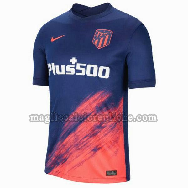 seconda maglie calcio atlético madrid 2021 2022 thailandia blu