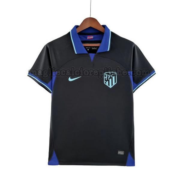 seconda maglie calcio atlético madrid 2022 2023 nero