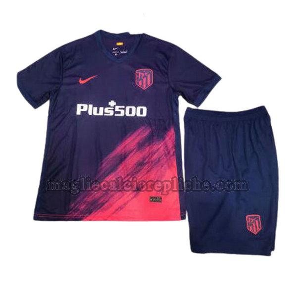 seconda maglie calcio bambino atlético madrid 2021 2022 blu