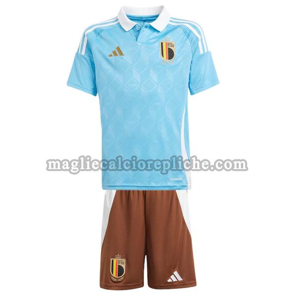 seconda maglie calcio bambino belgio 2024 blu