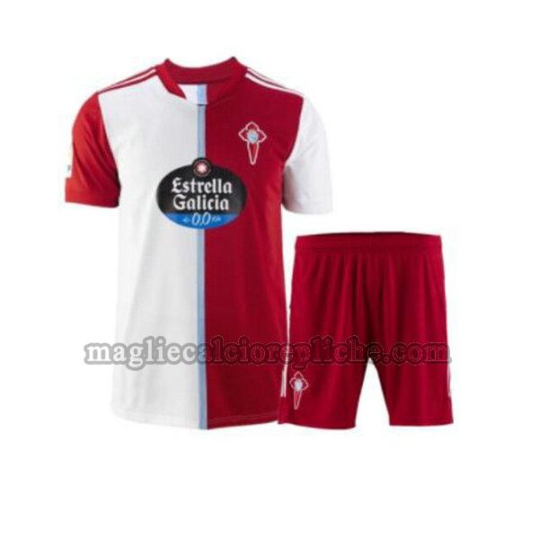 seconda maglie calcio bambino celta vigo 2021 2022 rosso bianco