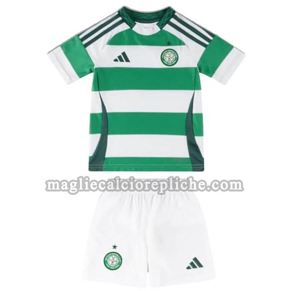 seconda maglie calcio bambino celtic 2024 2025 verde bianco