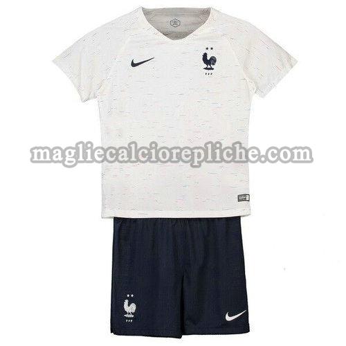 seconda maglie calcio bambino francia 2018