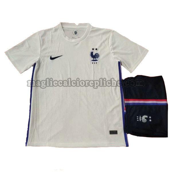 seconda maglie calcio bambino francia 2021