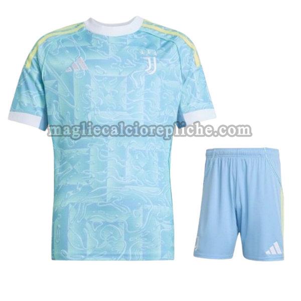 seconda maglie calcio bambino juventus 2025 2026 blu