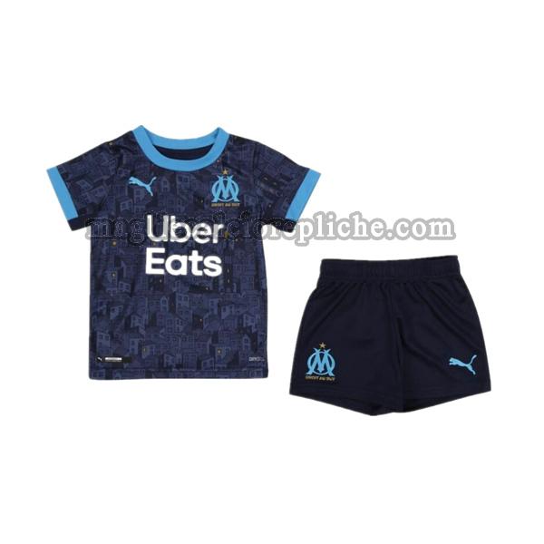 seconda maglie calcio bambino olympique marsiglia 2020-2021