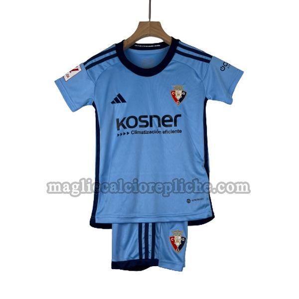 seconda maglie calcio bambino osasuna 2023 2024 blu