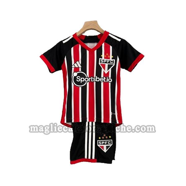 seconda maglie calcio bambino san paolo 2023 2024 nero blu