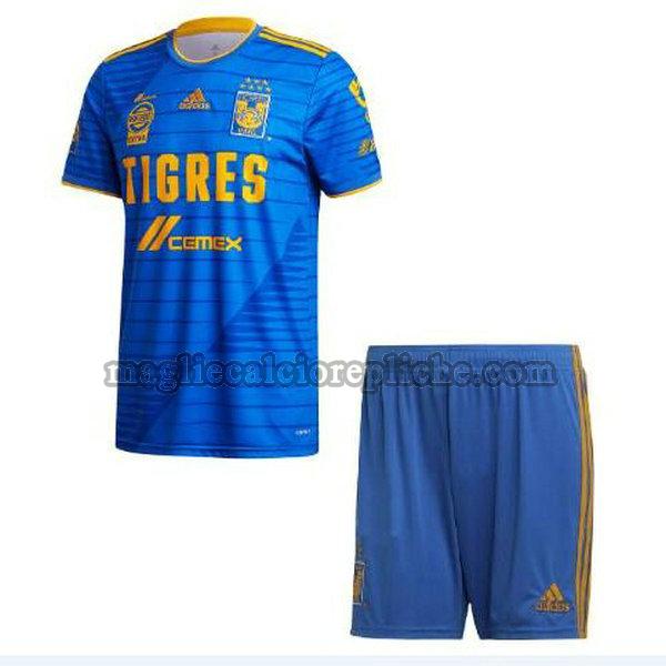 seconda maglie calcio bambino tigres uanl 2021 2022 blu