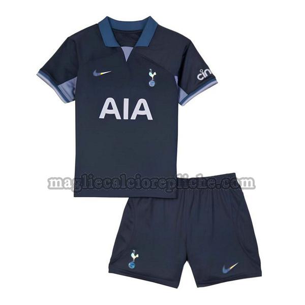 seconda maglie calcio bambino tottenham hotspur 2023 2024 blu