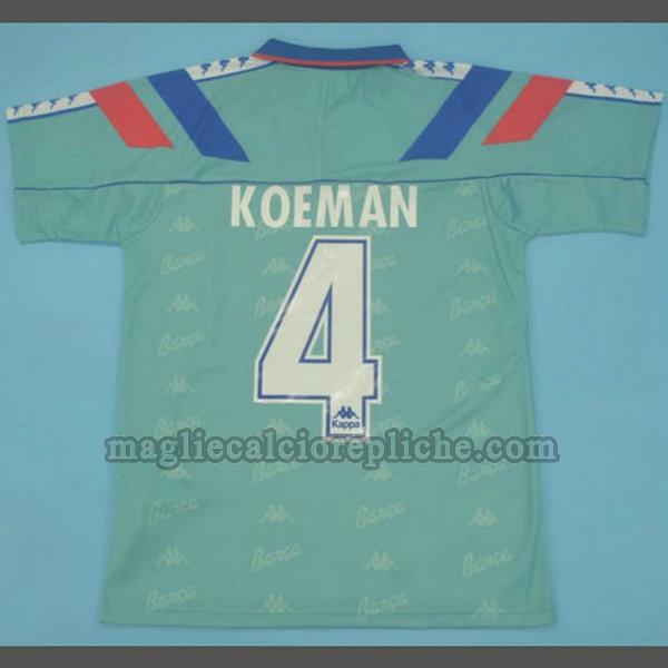 seconda maglie calcio barcellona 1992-1995 koeman 4 blu