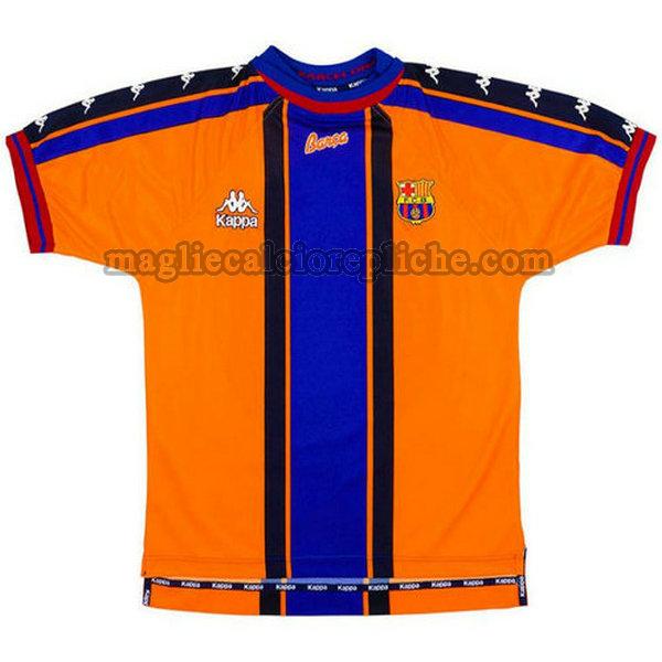 seconda maglie calcio barcellona 1997-1998 giallo