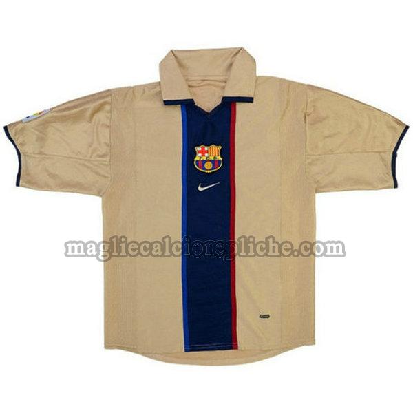 seconda maglie calcio barcellona 2002-2003 giallo