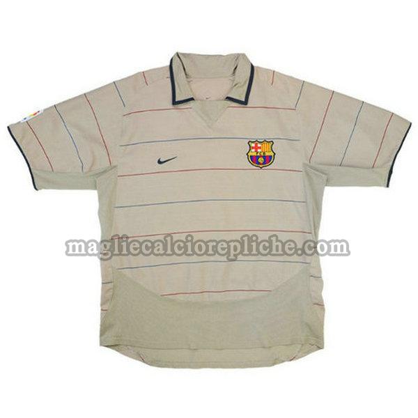 seconda maglie calcio barcellona 2003-2004 giallo