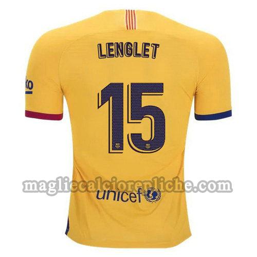 seconda maglie calcio barcellona 2019-2020 lenglet 15