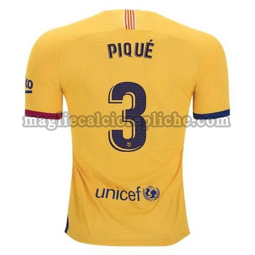 seconda maglie calcio barcellona 2019-2020 pique 3