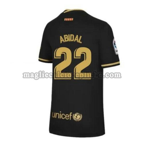 seconda maglie calcio barcellona 2020-2021 abidal 22