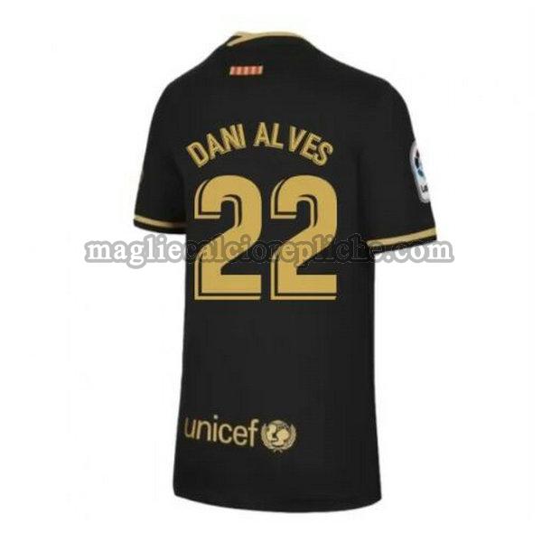 seconda maglie calcio barcellona 2020-2021 dani alves 22