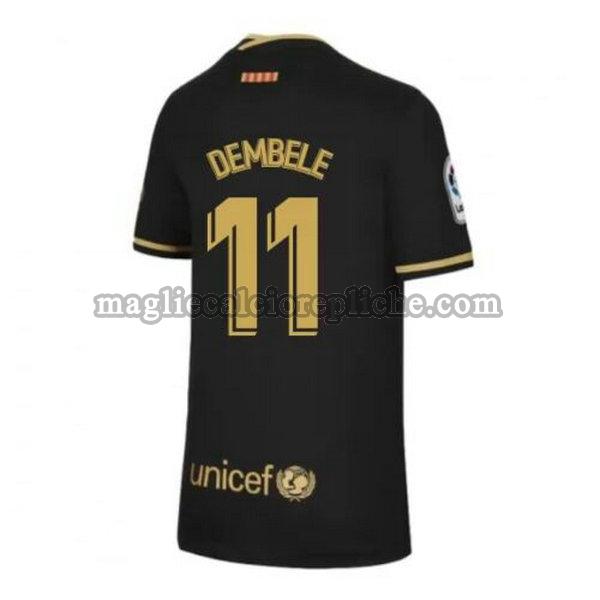 seconda maglie calcio barcellona 2020-2021 dembele 11