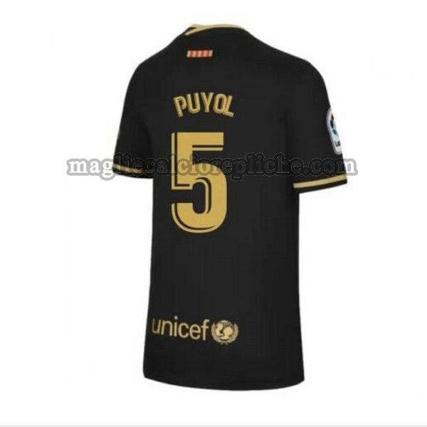 seconda maglie calcio barcellona 2020-2021 puyol 5