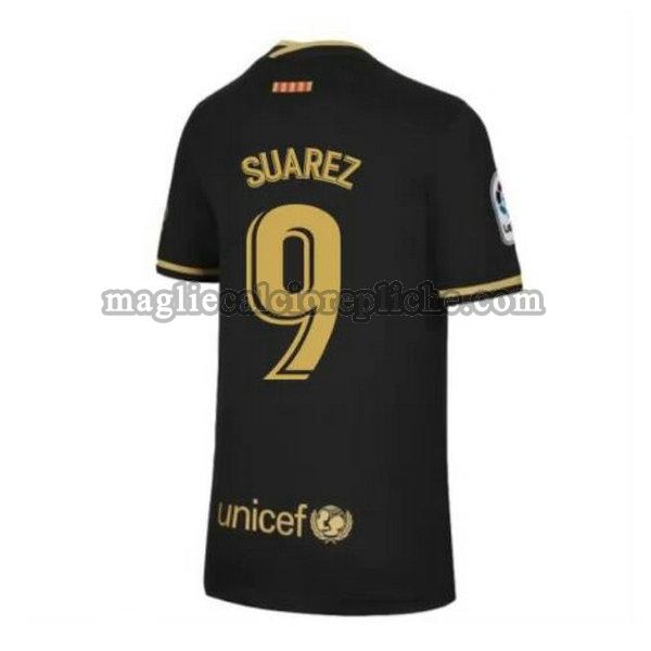 seconda maglie calcio barcellona 2020-2021 suarez 9