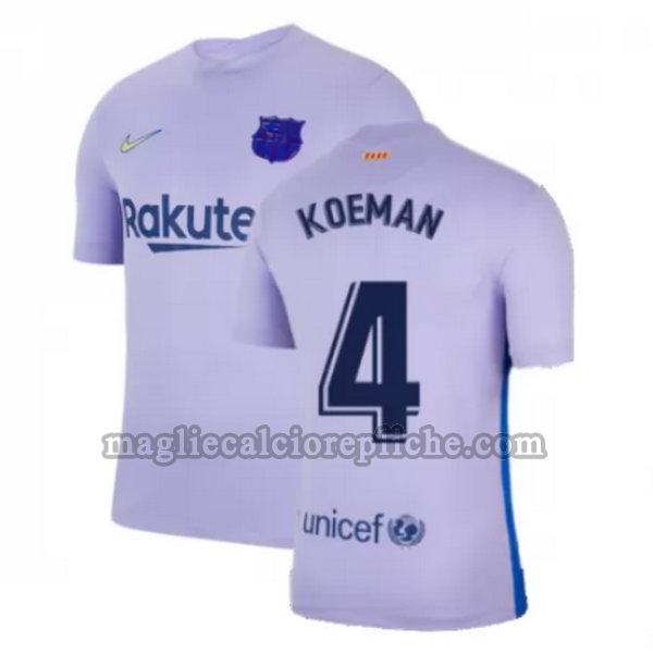 seconda maglie calcio barcellona 2021 2022 koeman 4 giallo